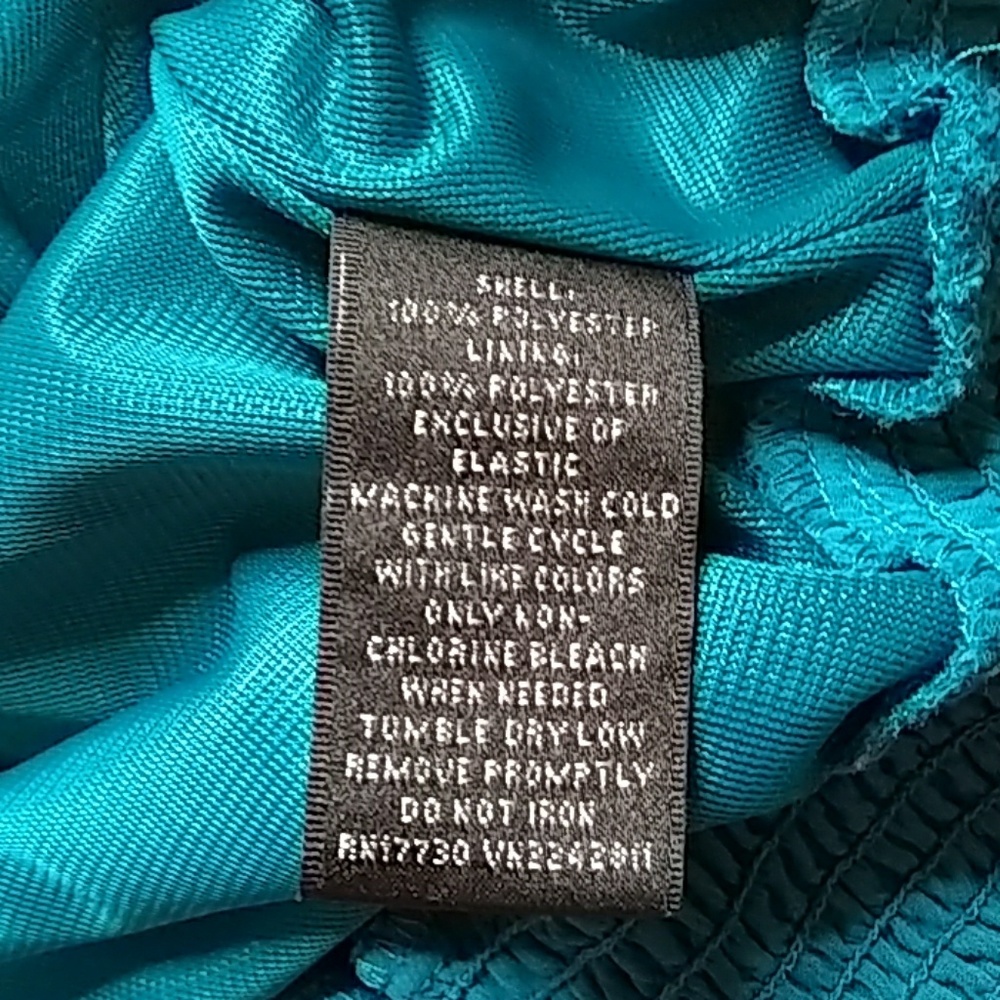 Mossimo Cascading Ruffle High Neck Keyhole Top - Picture 7 of 8